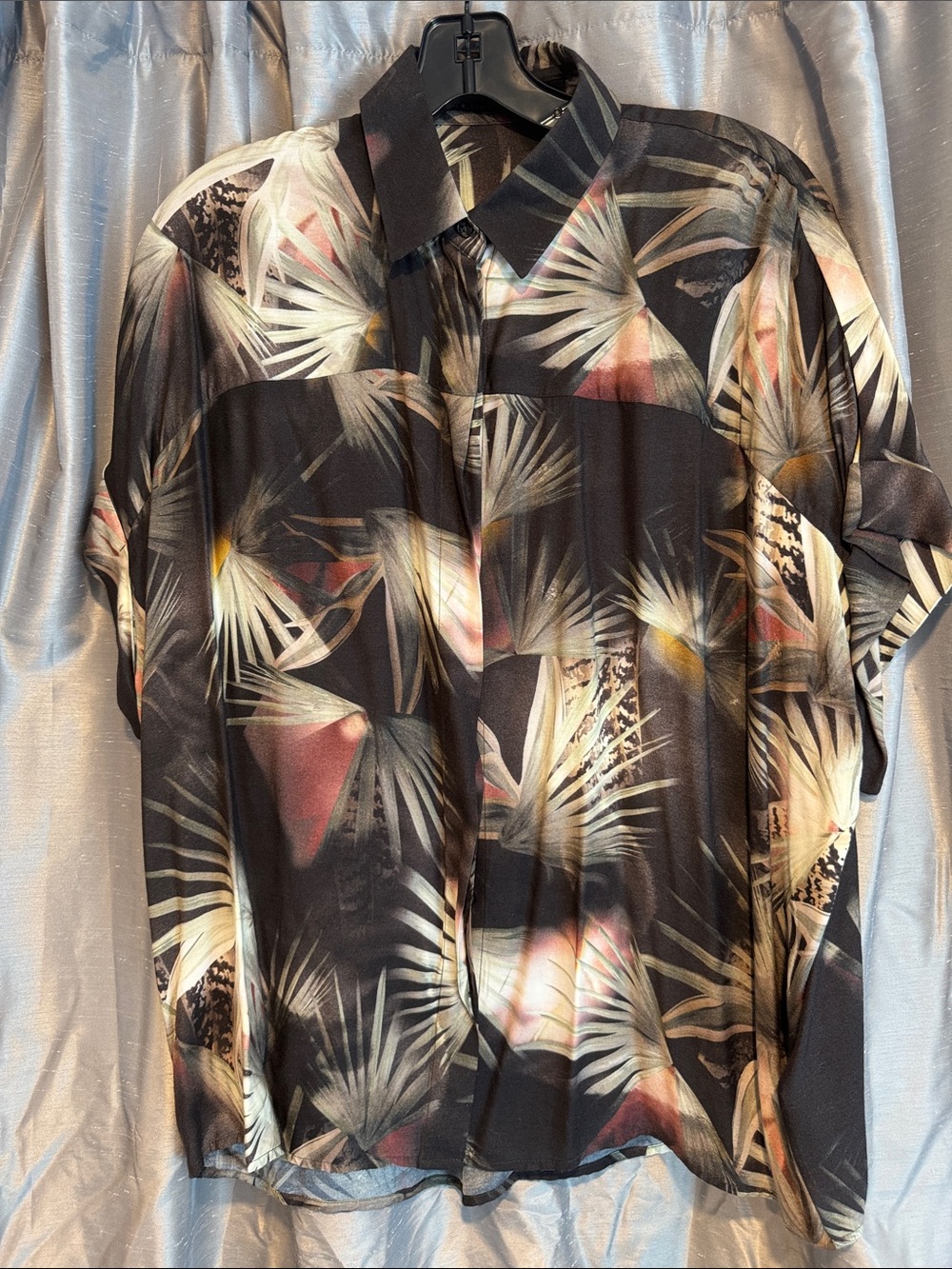 All Saints pome colada shirt Tropical print Size 4